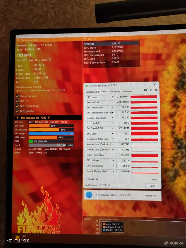 Видеокарта ASRock RX 7700 XT - Вся Беларусь - 244881 - Доска объявлений Kupika.by - Фото 6