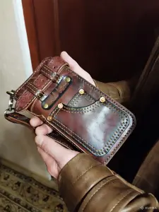 мужской клатч.кожа гарантия.