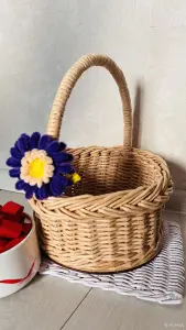 Корзина круглая Пасхальная