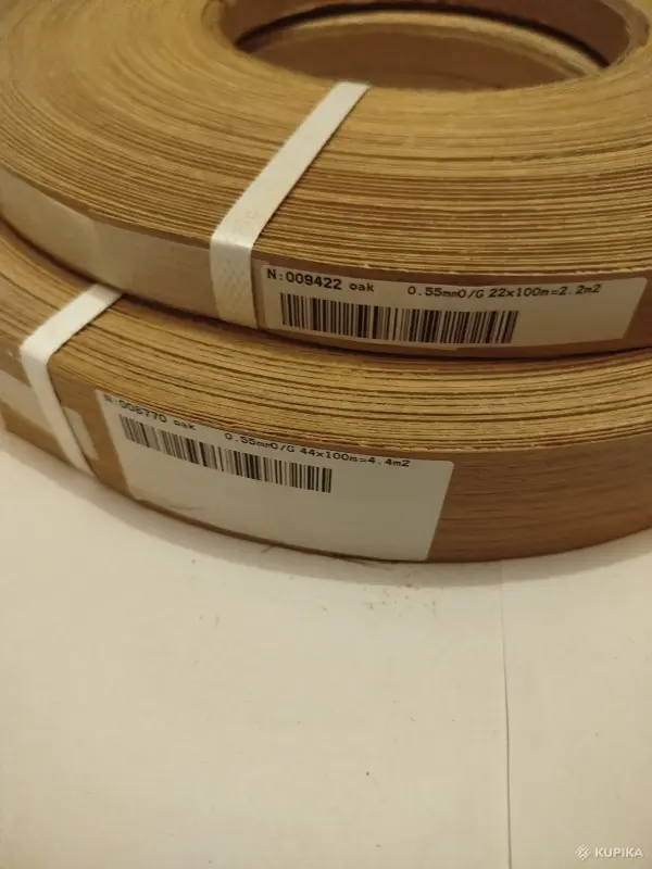 Кромка- шпон дуба 0.55×22(44)мм ×100метров - Вся Беларусь - 244059 - Доска объявлений Kupika.by - Фото 3