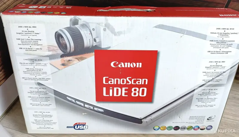 Сканер Canon LiDE80 USB
