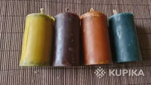Свечи восковые столбики