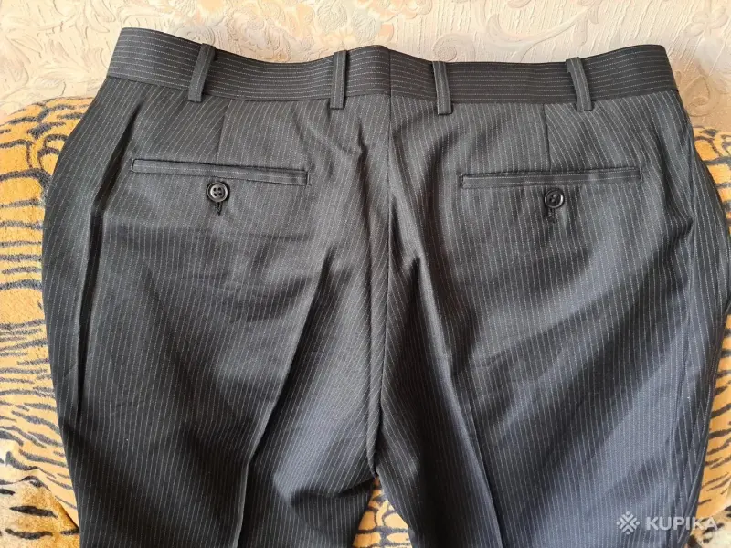 Брюки мужские черные в тонкую полоску, р.50-52, новые, импортные - Вся Беларусь - 242336 - Доска объявлений Kupika.by - Фото 4