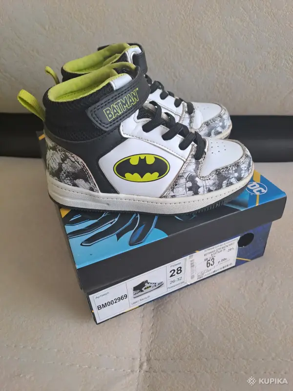 Ботинки Бетмен р.28 (стелька 18 см) - Вся Беларусь - 244575 - Доска объявлений Kupika.by - Фото 2