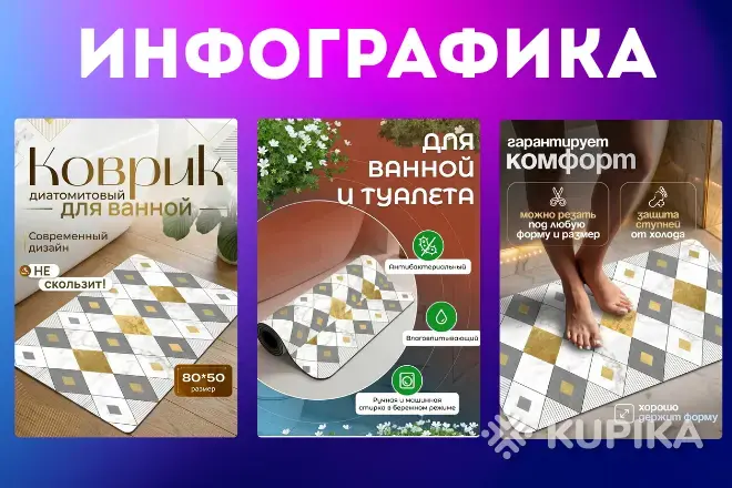 Инфографика товаров для маркетплейсов