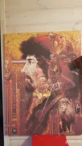 репродукция сюрреалиста Г.Скрипниченко *Взгляд в другую сторону*