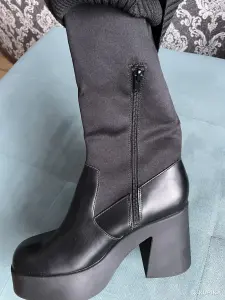 сапоги Bershka с гетрами