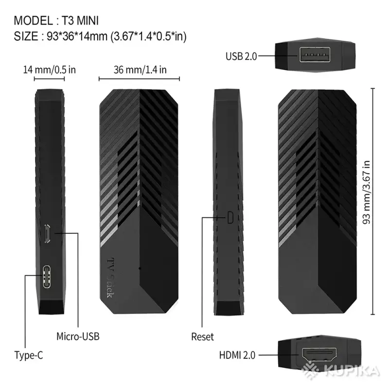 Android Смарт ТВ Stick Anatel T3 4K Exclusive. Смарт ТВ приставка. ДОСТАВКА. - Вся Беларусь - 248124 - Доска объявлений Kupika.by - Фото 5