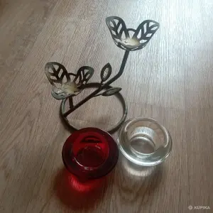 Красивый подсвечник в винтажном стиле