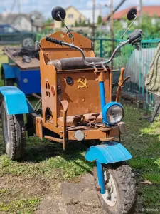 Самоделкин СССР мини трактор
