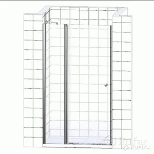 Душевая дверь Cezares ELENA-W-B-12-100-C- Cr