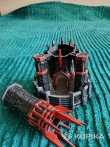 Фирменная коробка Ares для карт Война кольца. Король-чародей. Dice tower