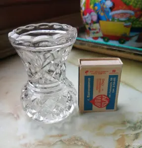 Вазочка мини хрусталь Чехословакия (?)