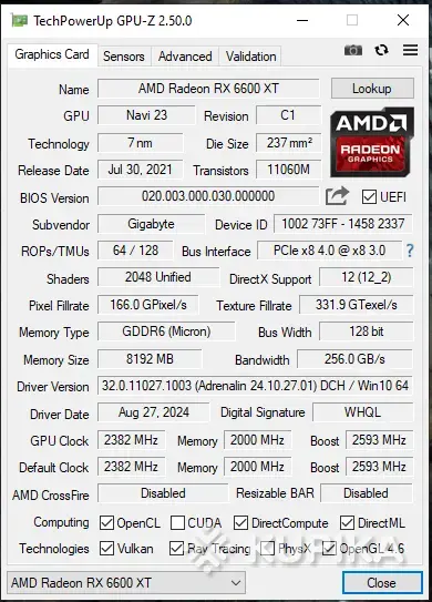 Radeon RX 6600 XT видеокарта - Вся Беларусь - 248411 - Доска объявлений Kupika.by - Фото 5