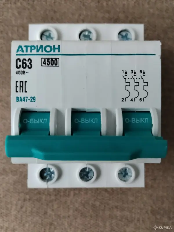 Автоматический выключатель С 63 ВА47-29