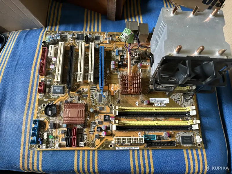 Материнская плата ASUS P5K процессор куллер