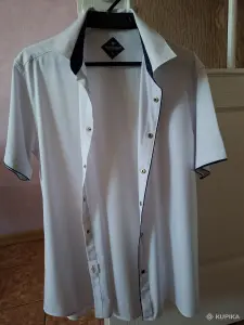 Рубашки, р-р L (белая, голубая)