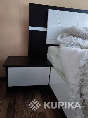 Двуспальная кровать с тумбочками и матрасом. Дешево - Вся Беларусь - 247632 - Доска объявлений Kupika.by - Фото 4
