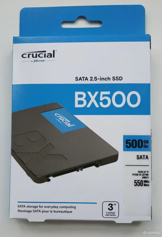 SSD Crucial BX500 500GB CT500BX500SSD1