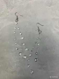 Нежные серьги из эпоксидной смолы