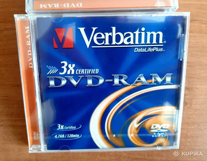 НОВЫЕ диски Verbatim DVD-RAM (Япония)