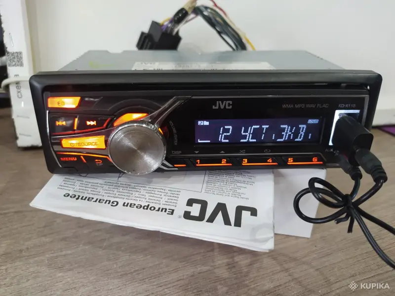 Магнитола JVC USB