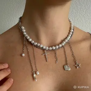 Блузка топ + колье