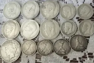Монеты, знаки СССР, царские знаки.