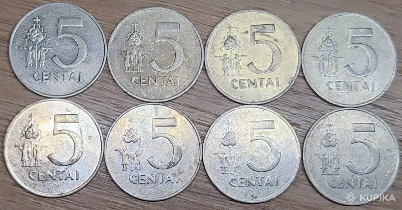 1, 2, 5 центов 1991 (Centai) Литва - Вся Беларусь - 251433 - Доска объявлений Kupika.by - Фото 7