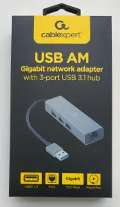 USB-хаб Cablexpert A-AMU3-LAN-01