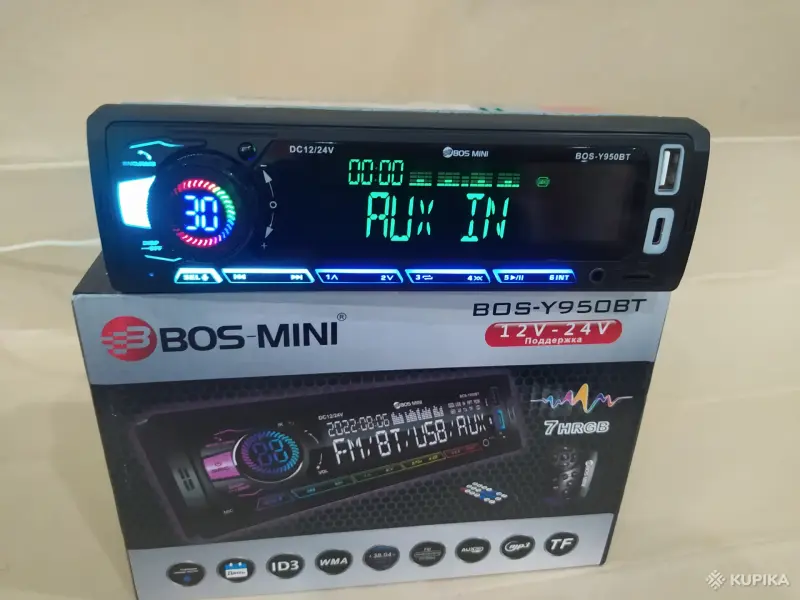 Автоаксессуары - Магнитола BOS-MINI блютуз - Вся Беларусь Магнитола BOS-MINI блютуз - Вся Беларусь - 252173 - Доска объявлений Kupika.by