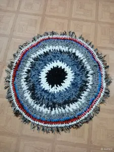 Вязаные коврики