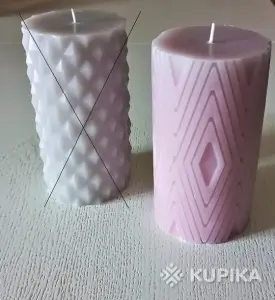 Свеча ИКЕА VENTILERA (оригинал) сиреневая