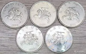 1, 2 лит 1999-2008 (Litai) Литва