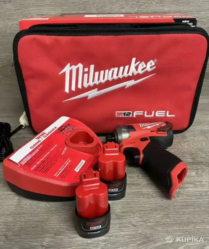 Ударный, масляный винтовёрт Milwaukee surge 2551-22 m12 Комплект. - Вся Беларусь - 252784 - Доска объявлений Kupika.by - Фото 3