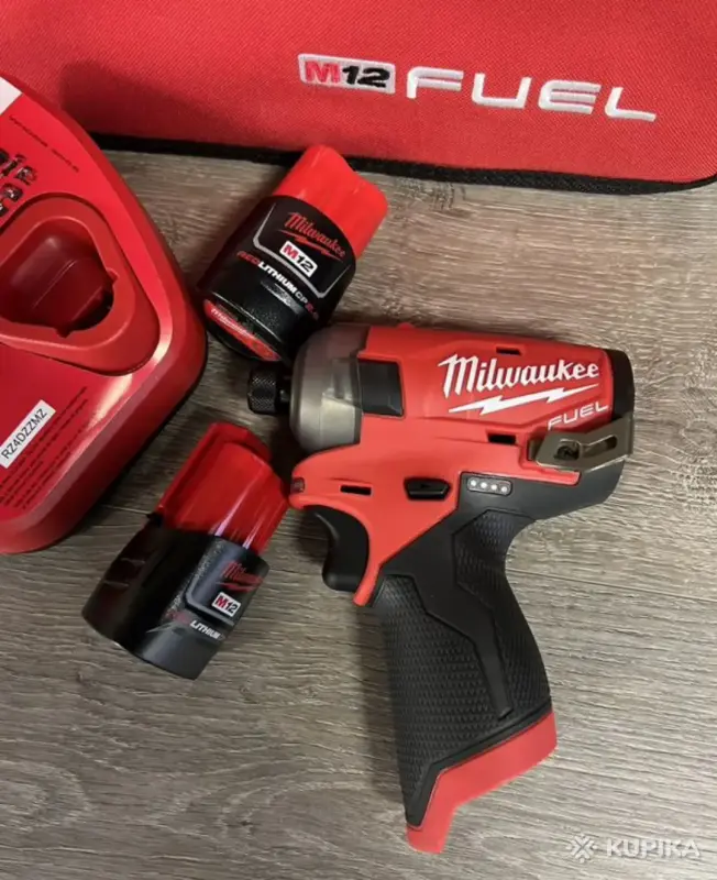Ударный, масляный винтовёрт Milwaukee surge 2551-22 m12 Комплект. - Вся Беларусь - 252784 - Доска объявлений Kupika.by - Фото 4