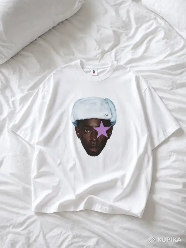 Футболка оверсайз с принтом y2k tyler the creator