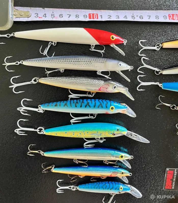 воблеры Rapala  +  Salmo  +  коробка  -    обмен