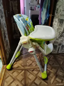 Стульчик для кормления chicco polly 2 в 1