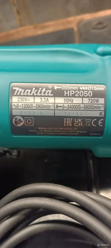 Ударная электродрель Makita hp2050 - Вся Беларусь - 252786 - Доска объявлений Kupika.by - Фото 5