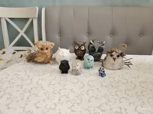 Разные фигурки с изображением совы