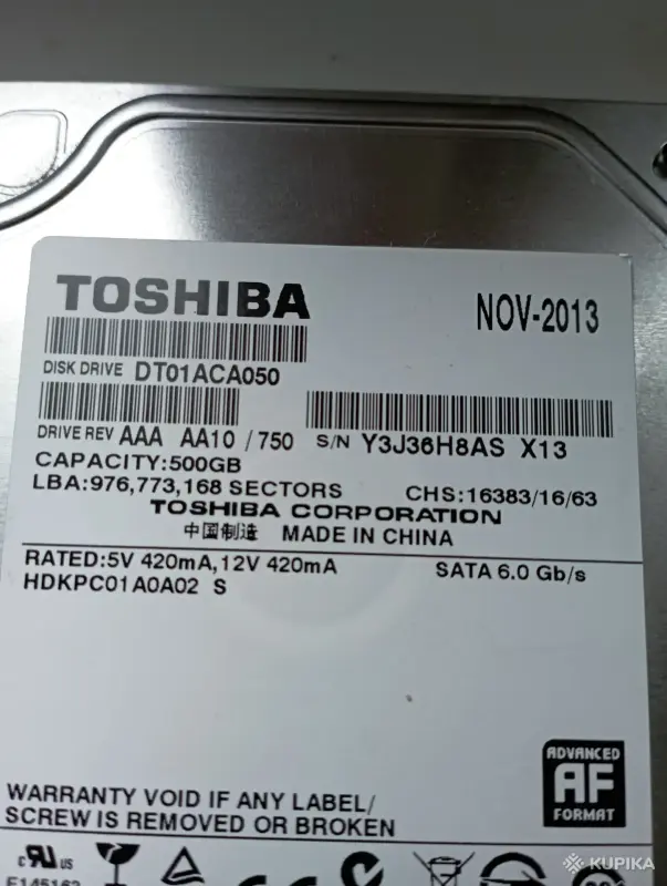 SSD и HDD жесткие диски - 500Гб Toshiba SATA III 6 Гбит/с - Вся Беларусь - Фото 2 500Гб Toshiba SATA III 6 Гбит/с - Вся Беларусь - 254187 - Доска объявлений Kupika.by - Фото 2