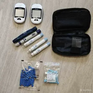 Глюкометры Fine test, ланцетные устройства и т.п.