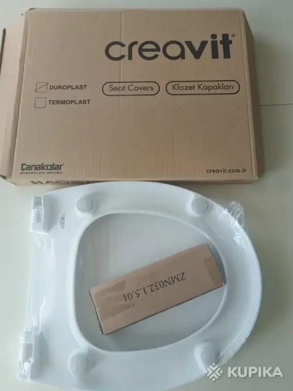 Сиденье с крышкой для унитаза Sedef Creavit (Duroplast, soft-close)