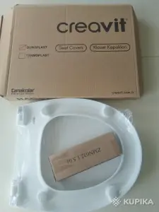 Сиденье с крышкой для унитаза Sedef Creavit (Duroplast, soft-close)