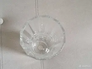 Хрустальная изящная ваза