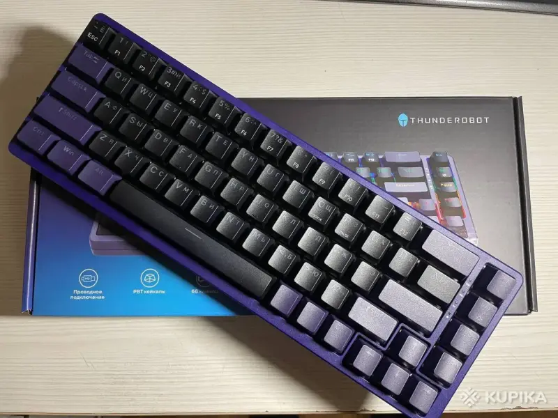 Механическая клавиатура Thunderobot K68 Stealth Новая!