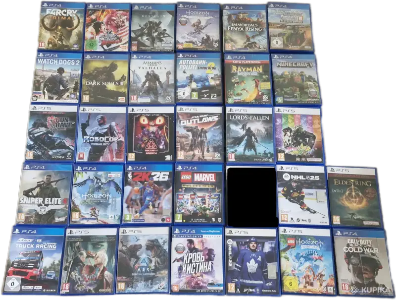 Игры PS4 PS5 и Nintendo Switch