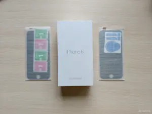 Защитные стёкла для iPhone 6 + оригинальная коробка
