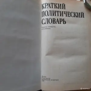 Краткий политический словарь.